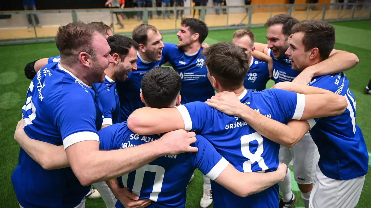 Gehen als Titelverteidiger ins Rennen: Die Spieler der SG Altheim-Grünmettstetten. Die Mannschaft gehört auch bei der 41. Auflage des Horber Stadteilpokals zum Favoritenkreis.