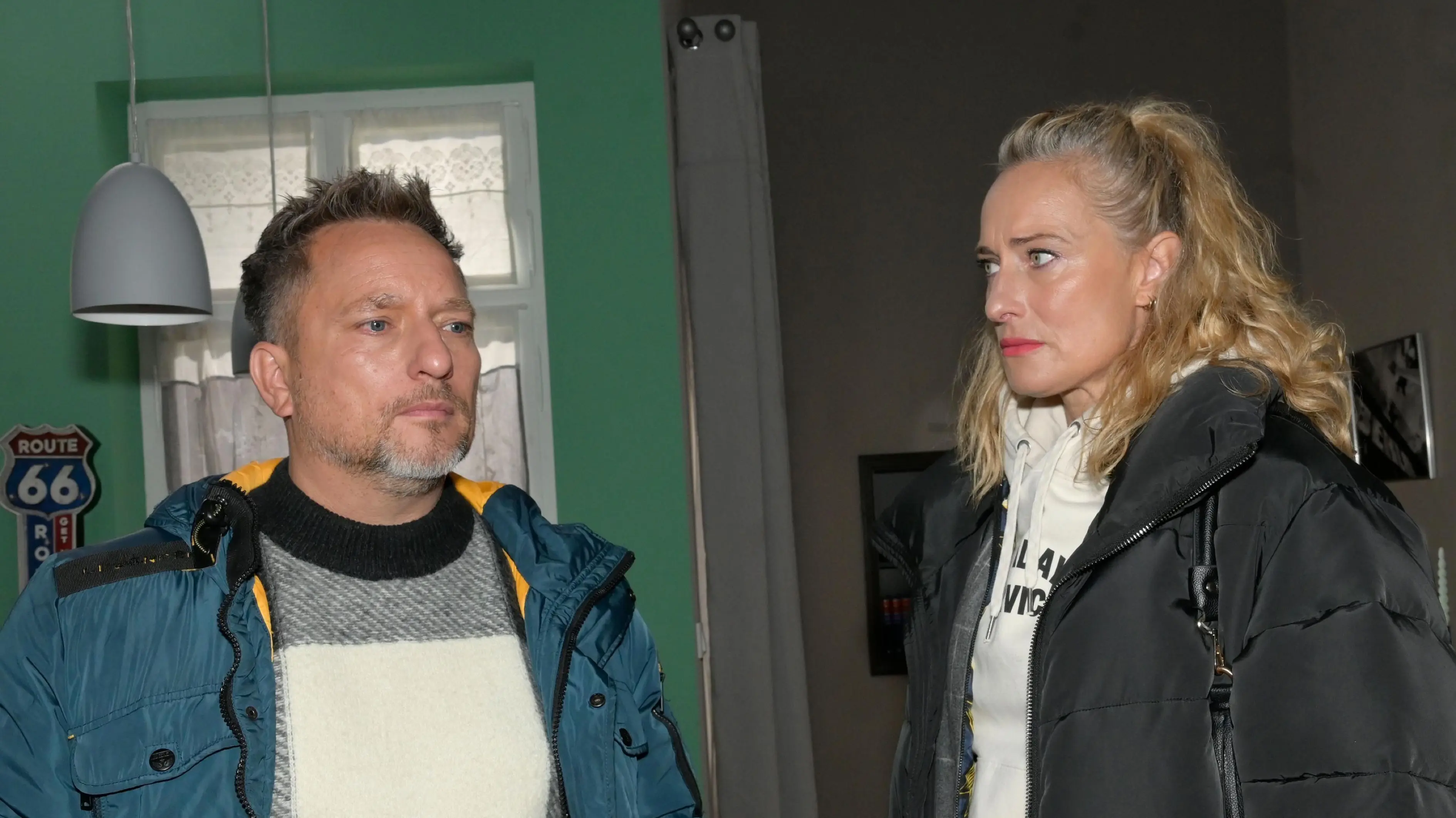Michi (Lars Pape) will nicht mehr mit Maren (Eva Mona Rodekirchen) zusammen sein.