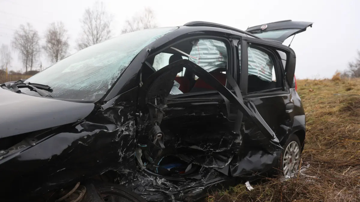 Schwerer Crash bei Laupheim.