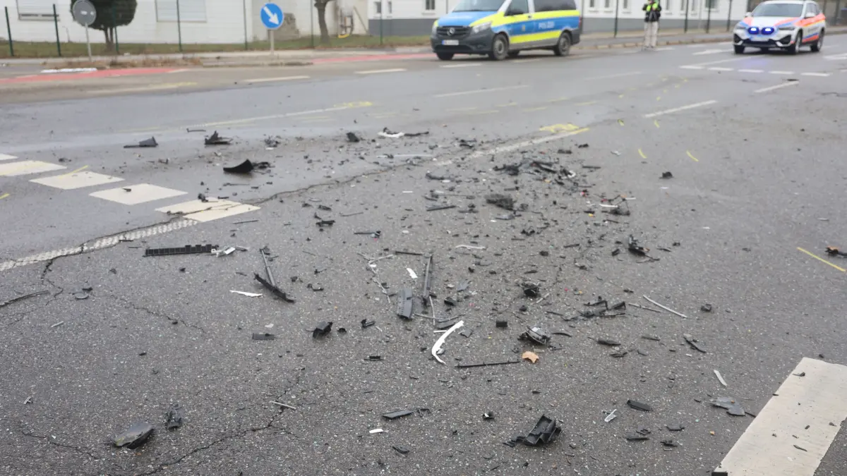 Schwerer Crash bei Laupheim.