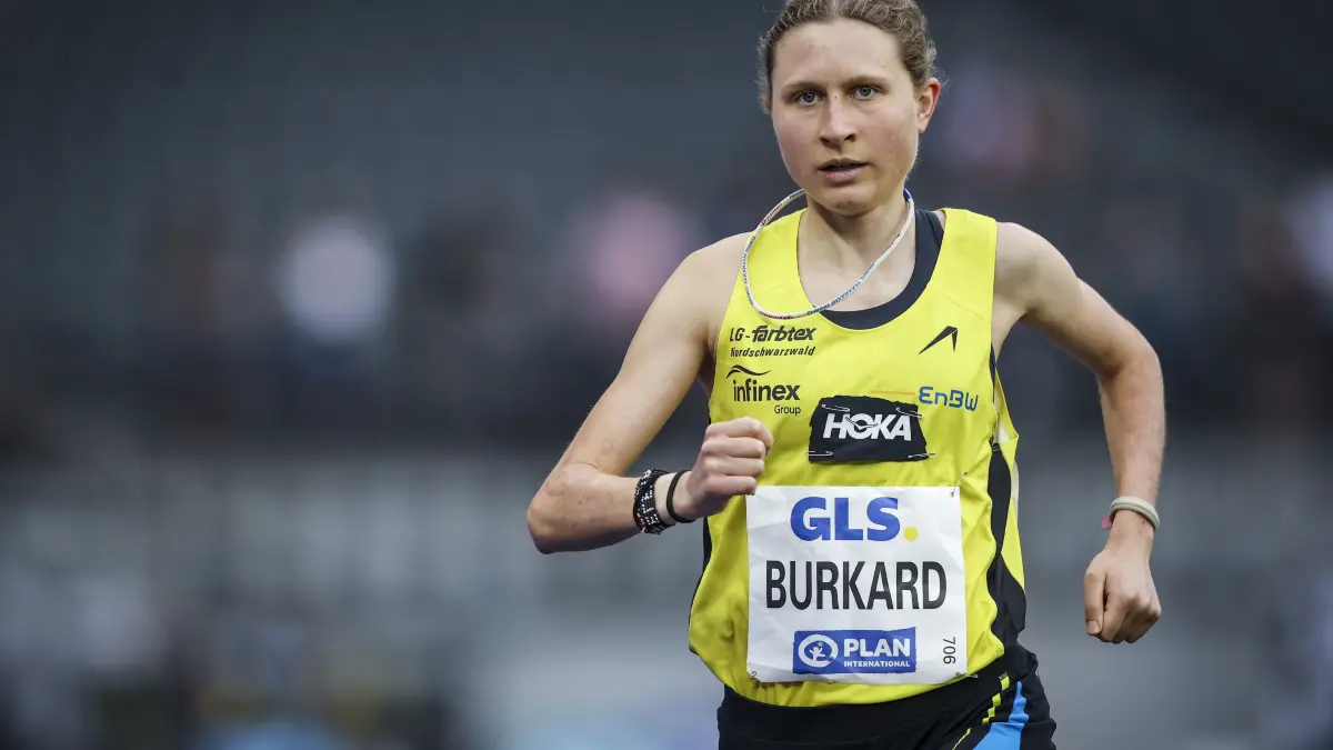 Elena Burkard landete einen Coup beim Silvesterlauf.