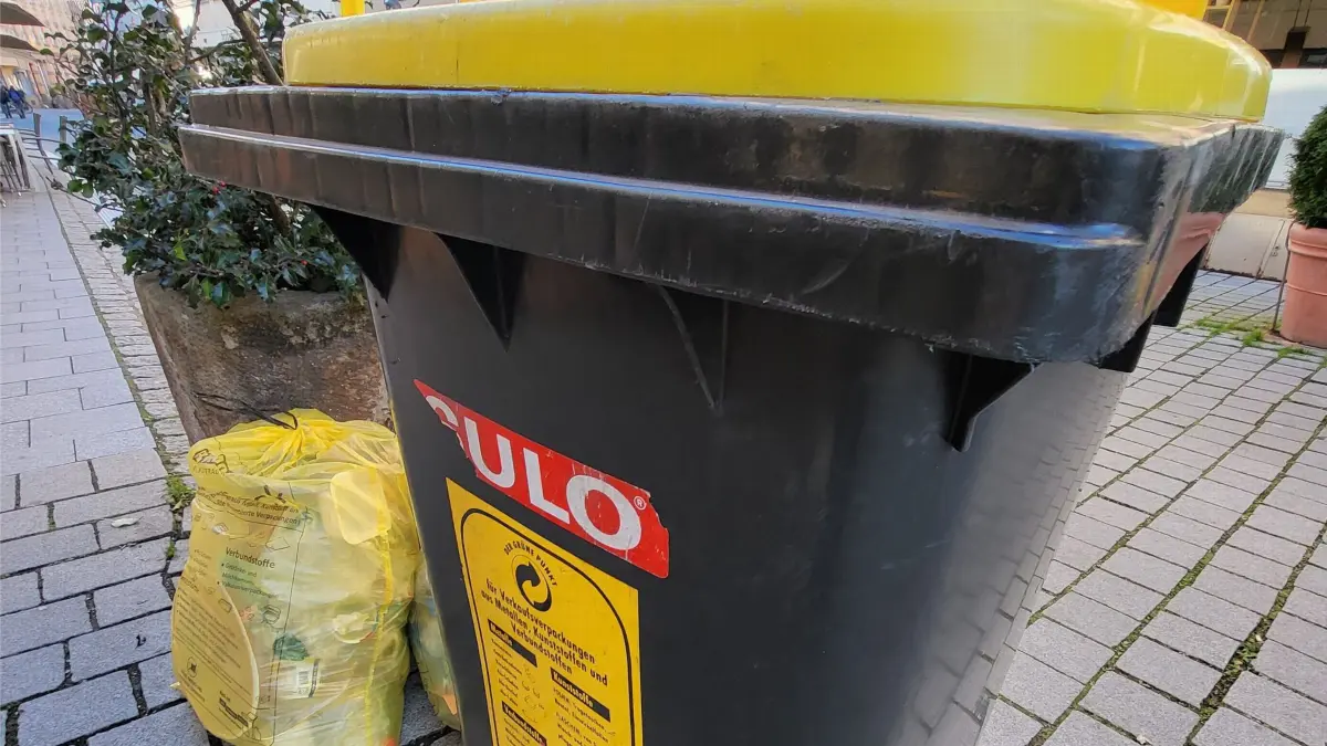 Vereinzelt sind im Esslinger Kreisgebiet Gelbe Säcke nicht abgeholt und Gelbe Tonnen nicht geleert worden.