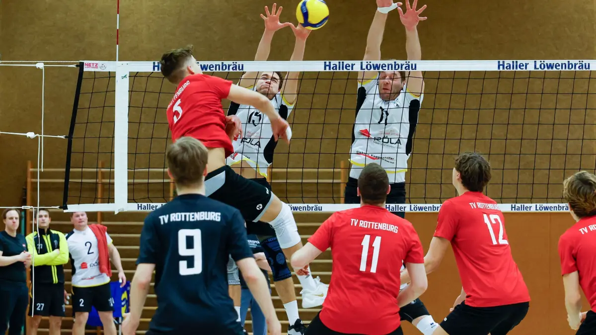 Volleyball Oberliga Saison 2024/25 SSV Geißelhardt - TV Rottenburg II 3:1