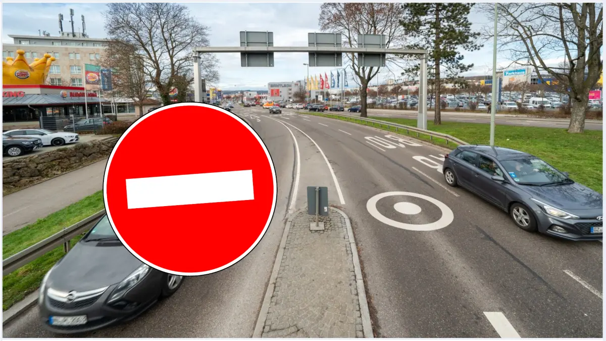 Knapp zwei Wochen lang wird die wichtige Zufahrt auf die B10 in Ulm am Blaubeurer Ring Anfang Februar komplett gesperrt.
