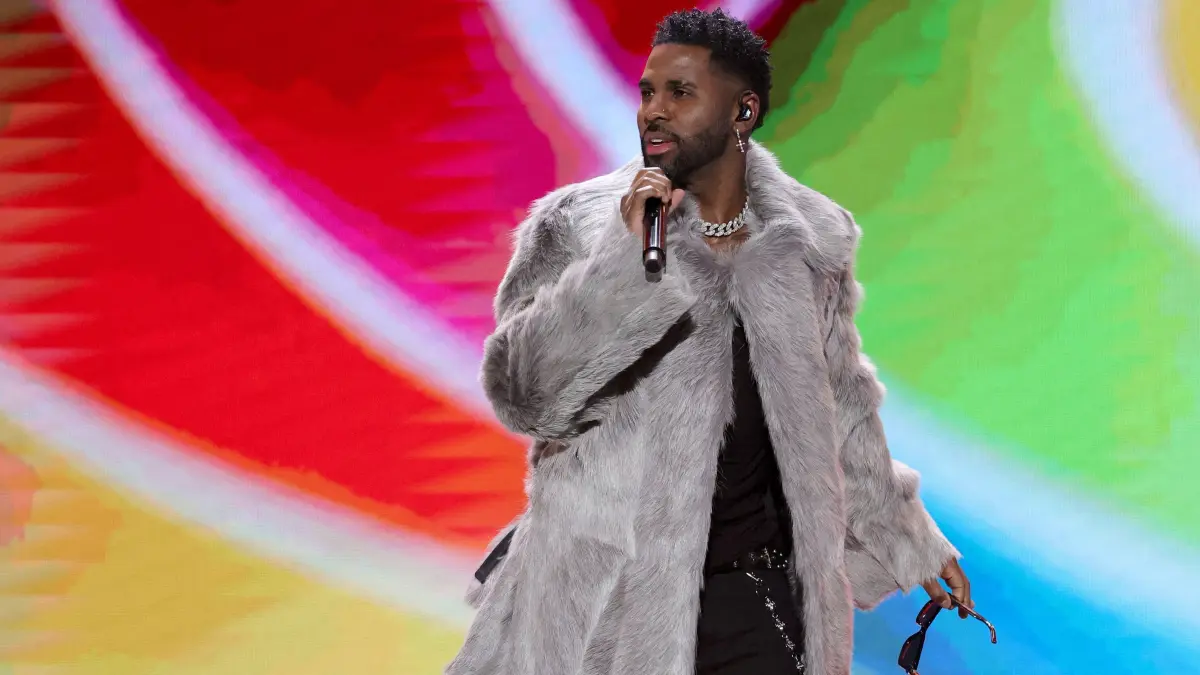 2025 Adult Video News Awards - Show: LAS VEGAS, NEVADA - JANUARY 25: Jason Derulo performs during the 2025 Adult Video News Awards at The Theater at Virgin Hotels Las Vegas on January 25, 2025 in Las Vegas, Nevada. Ethan Miller/Getty Images/AFP (Photo by Ethan Miller / GETTY IMAGES NORTH AMERICA / Getty Images via AFP)