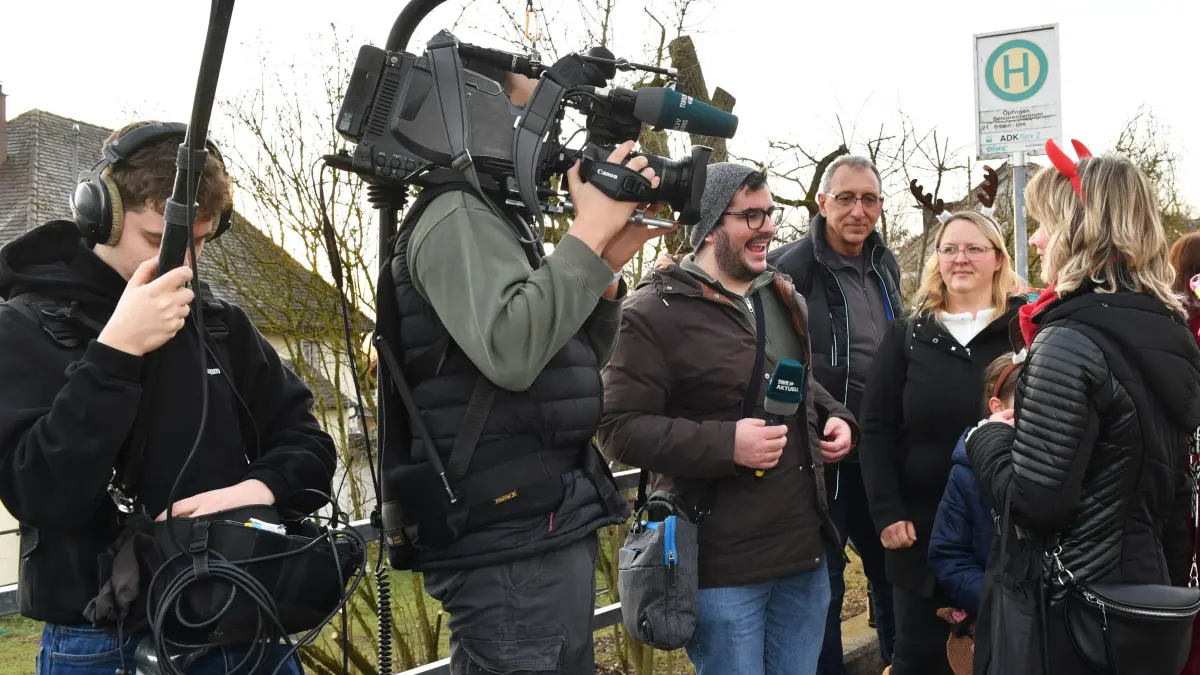 Szenen aus dem Umzug in Öpfingen