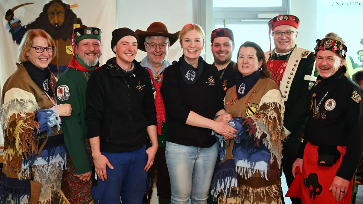 Szenen aus dem Umzug in Öpfingen