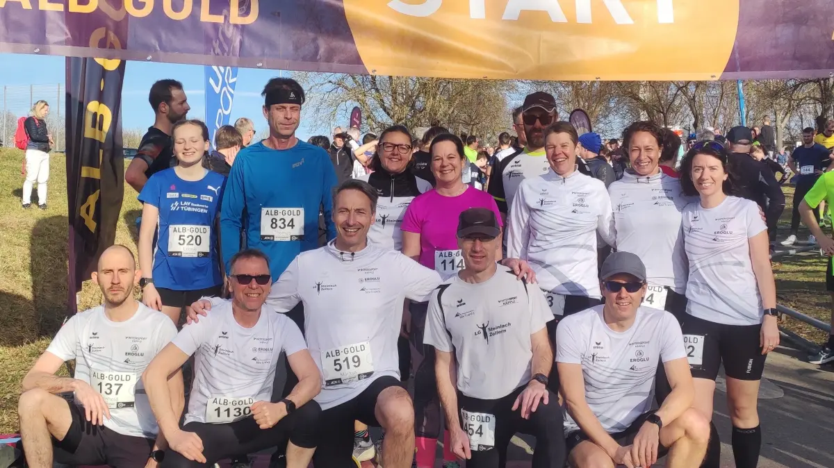 Bei der zweiten Station des Alb-Gold-Winterlaufcups genossen die Läufer der LG Steinlach-Zollern frühlingshafte Bedingungen.