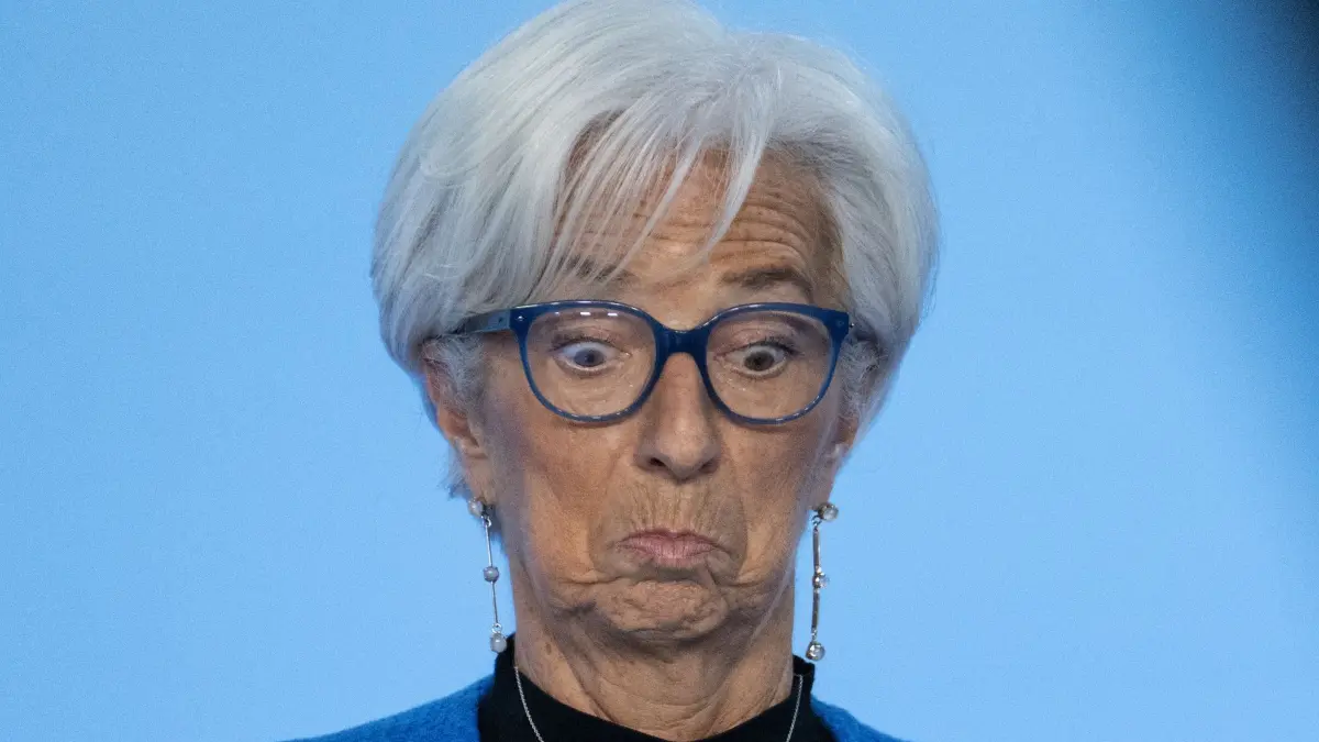EZB-Ratssitzung - Christine Lagarde: 30.01.2025, Hessen, Frankfurt/Main: Christine Lagarde, Präsidentin der Europäischen Zentralbank (EZB), spricht auf der Pressekonferenz nach der Ratssitzung. Die EZB senkt zum fünften Mal seit vergangenem Sommer die Zinsen im Euroraum. Foto: Boris Roessler/dpa +++ dpa-Bildfunk +++