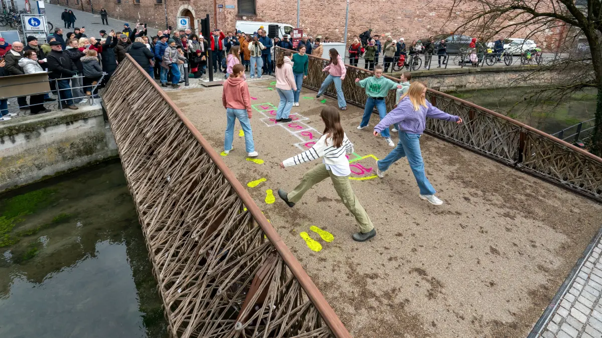 Eröffnung der „Smart Circular Bridge“ von Winning Ulm