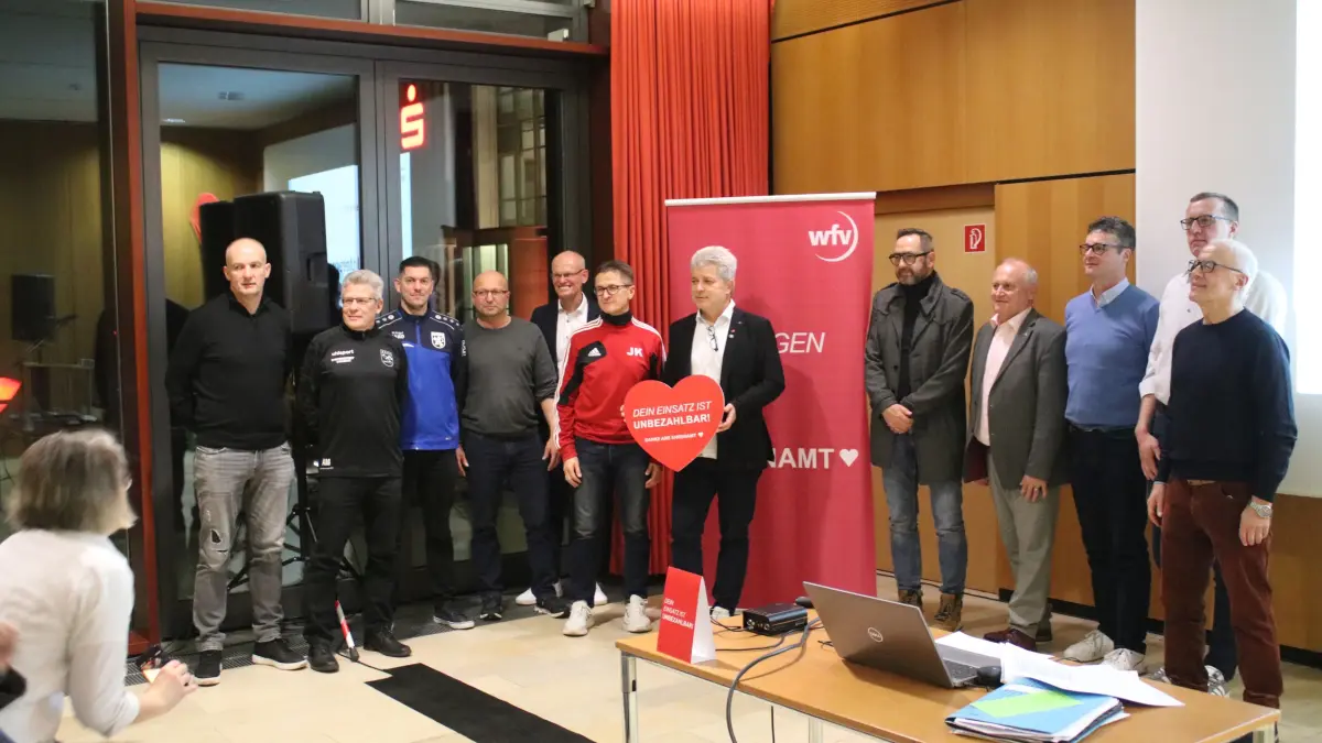 Ehrenamtspreis Verleihung Fußballbezirk Rems/Murr/Hall