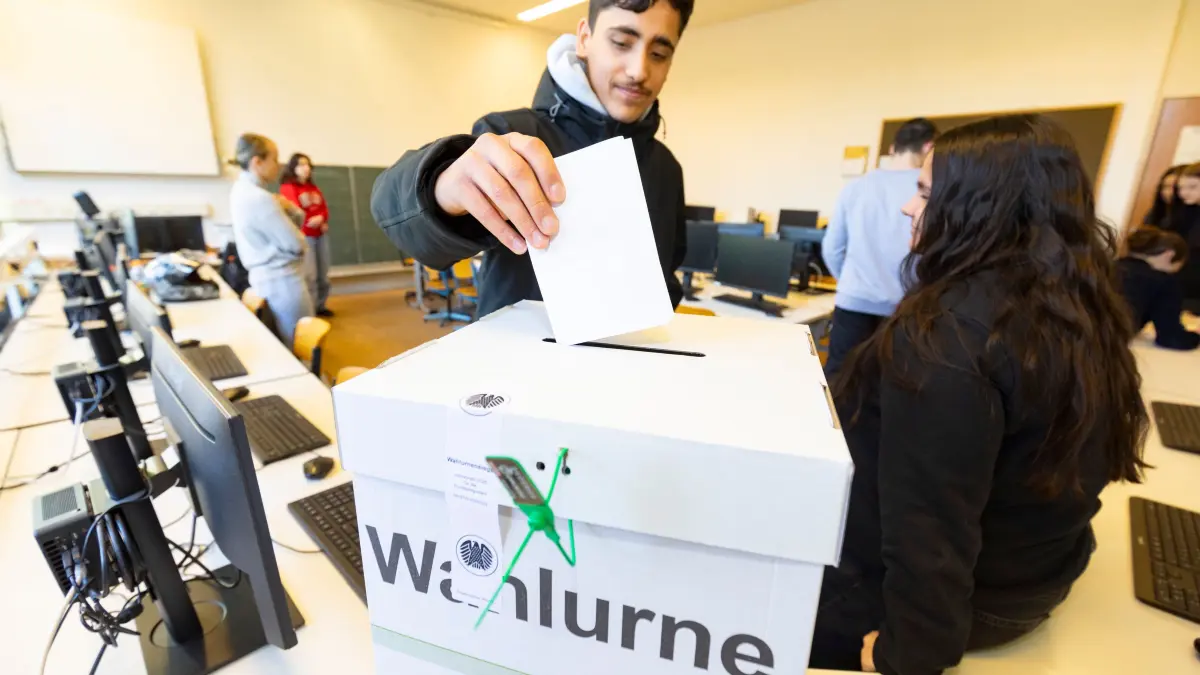 Juniorwahl 2025 an der Schubart-Realschule Geislingen
