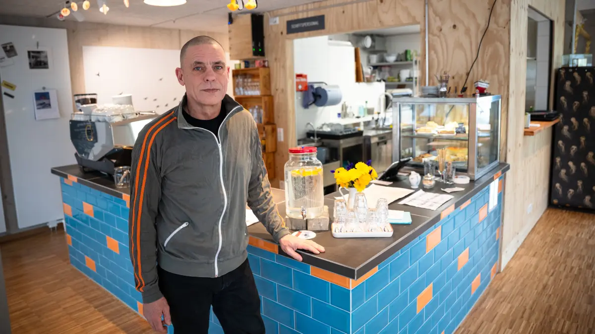 Café Hafenblick, Besitzer Christian Loeck