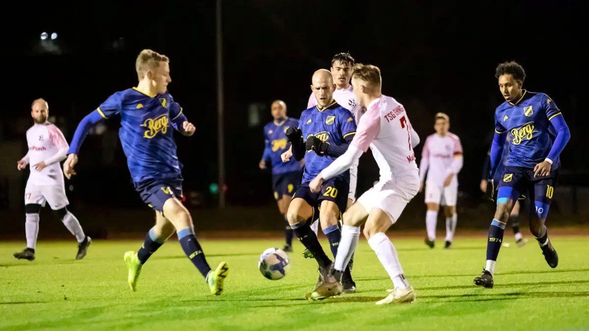 Testspiel Fußball SSV Ehingen-Süd - TSG Ehingen 4:0 Februar 2023 am Wenzelstein