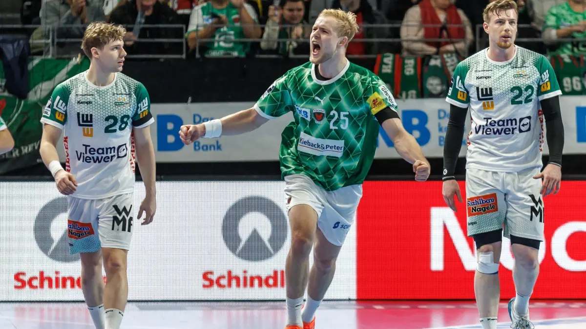 Füchse-Rückraumspieler Matthes Langhoff