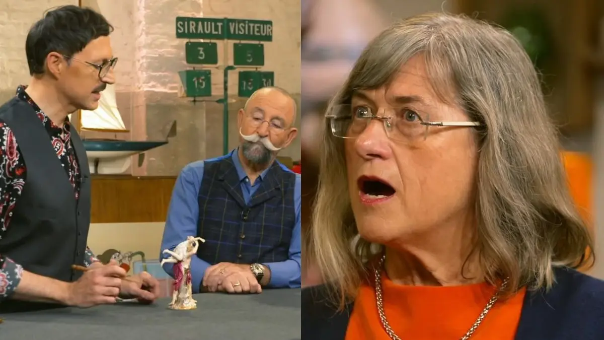 Brigitte ist schockiert: So viel wurde an ihrer Figur restauriert? Experte Colmar Schulte-Goltz findet viele Beschädigungen.
