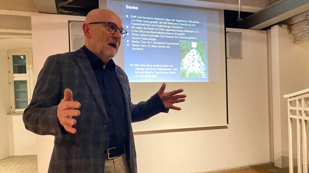 Dr. h.c. Hans Hagdorn referiert im HFM über den Paläontologen Adolf Seilacher