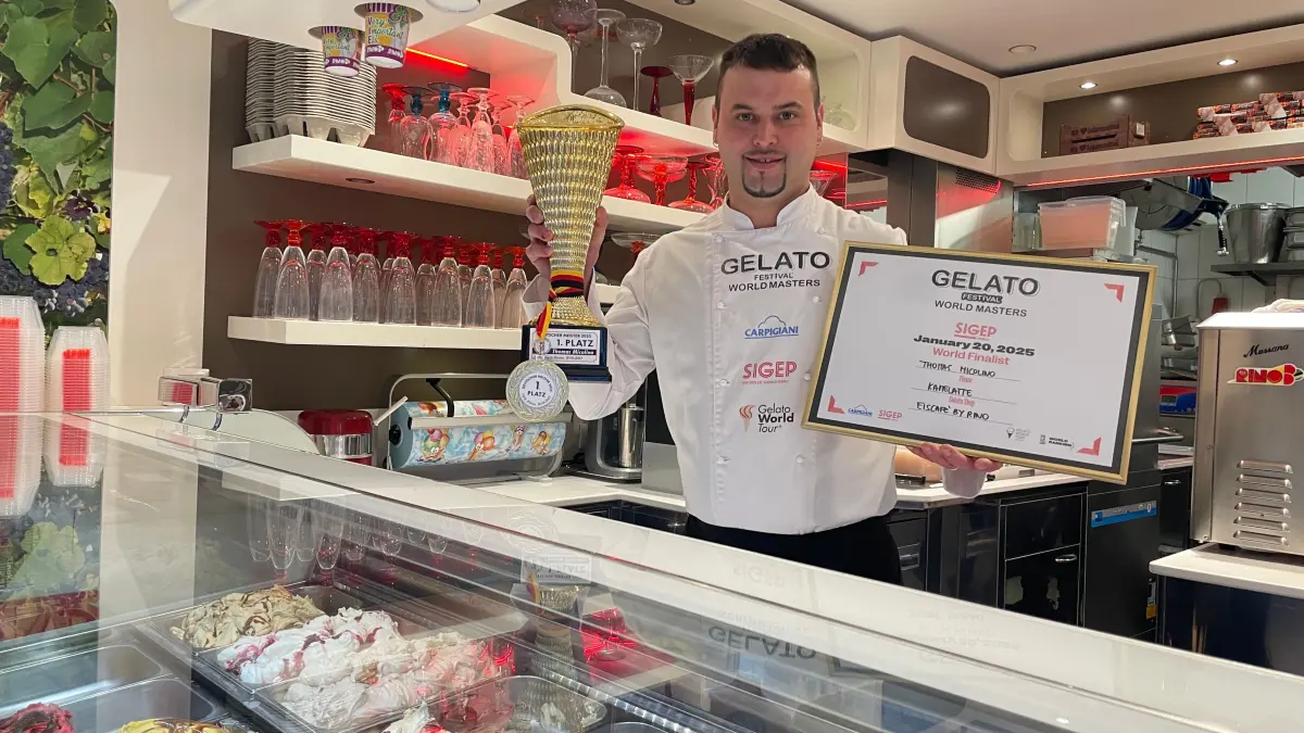 Der Rottenburger Thomas Micolino ist Deutschlands bester Eismacher
