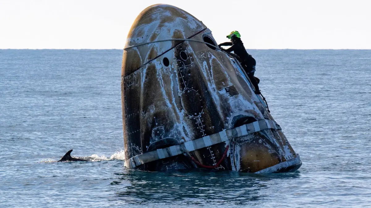 Mission zur ISS - „Crew Dragon“ Rückkehr