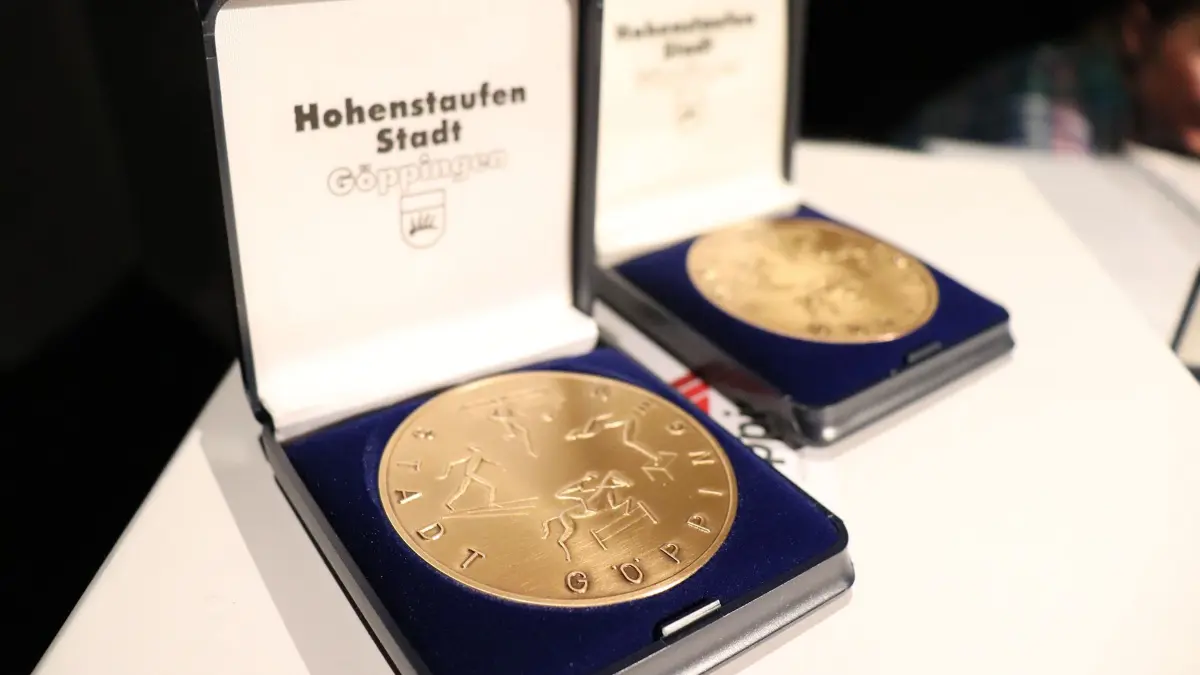 Sportlerehrung Göppingen Medaille