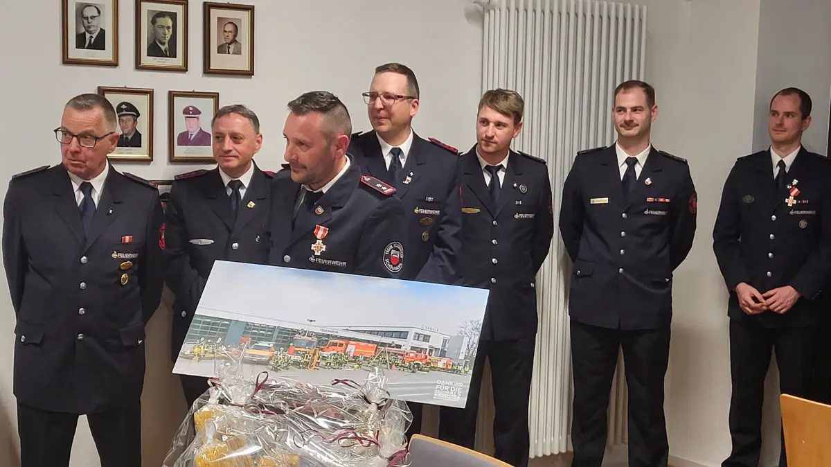 Michael Koch wurde als stellvertretender Kommandeur verabschiedet.