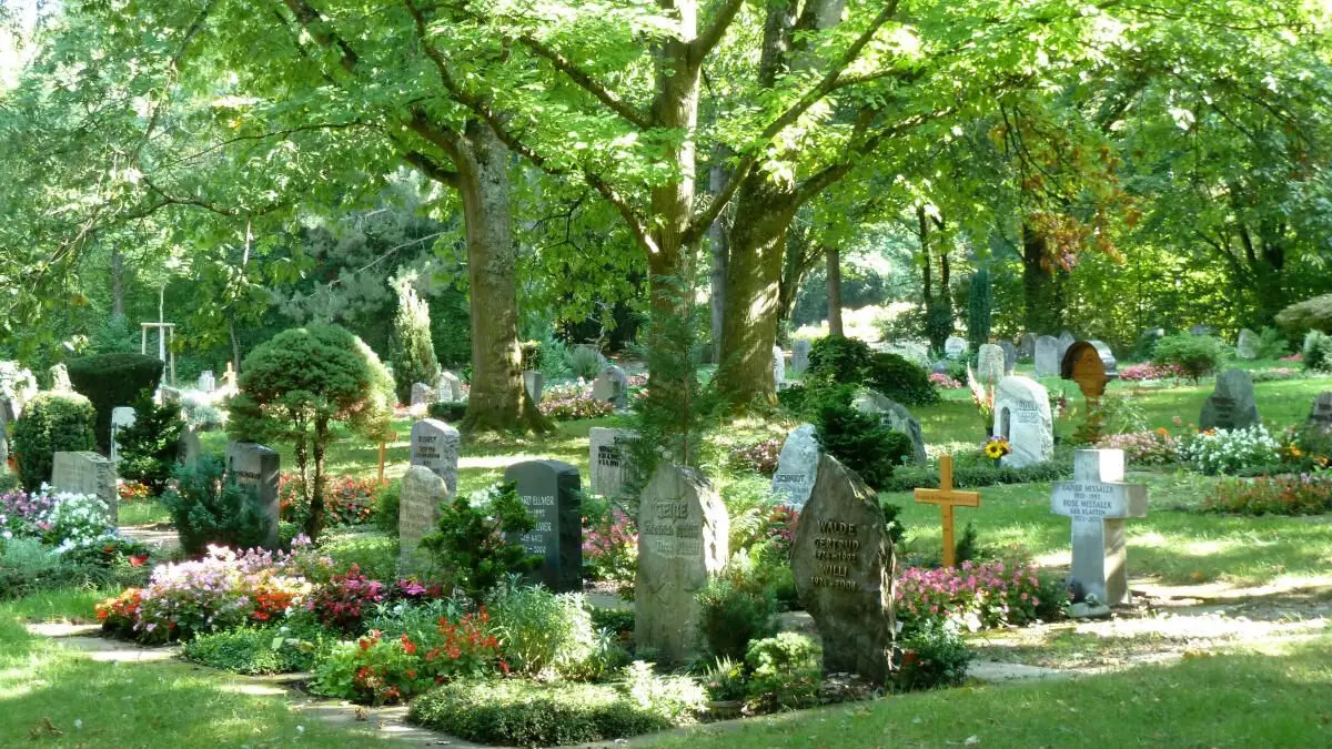 Ist er nicht schön? Und in wenigen Wochen sieht er auch wieder genau so aus: Der Bergfriedhof Tübingen.