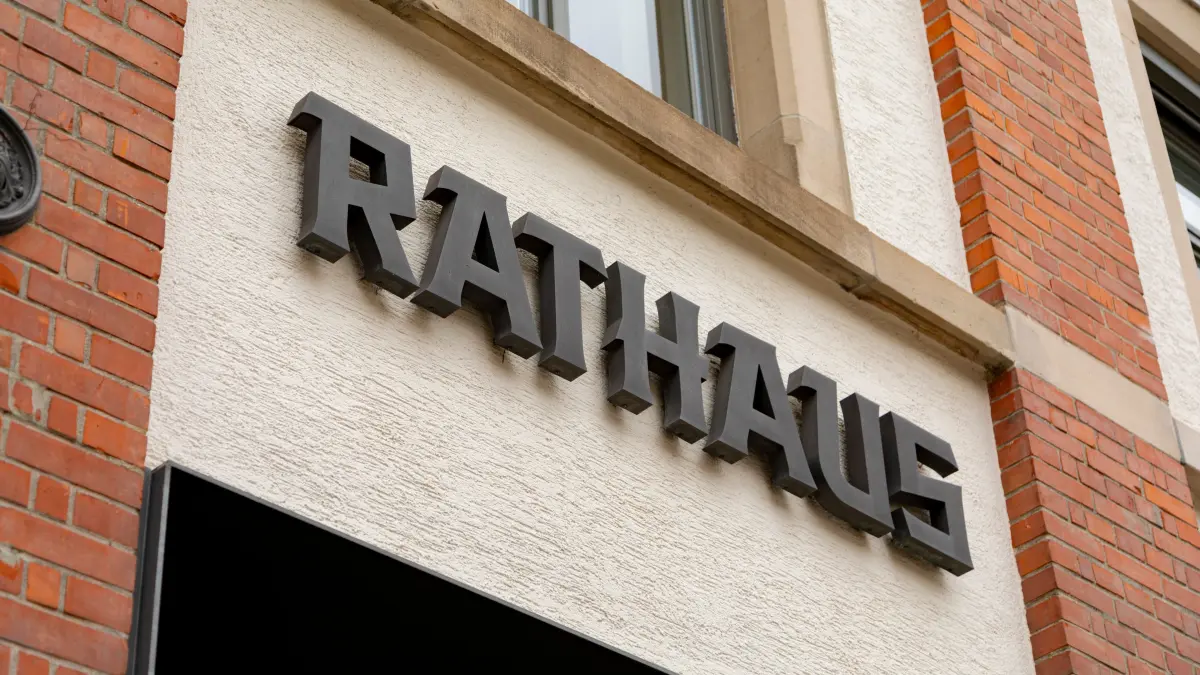 Das Rathaus in Kuchen.