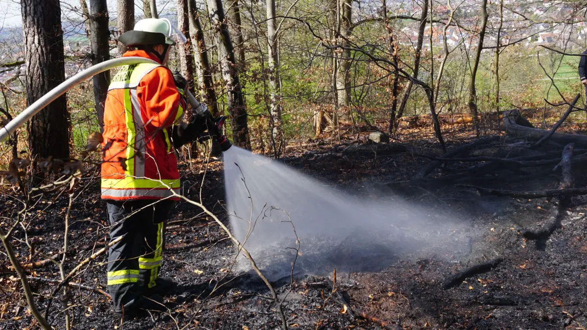 Dank früher Meldung von Bürgern konnte die Feuerwehr Gomaringen Schlimmeres verhindern.
