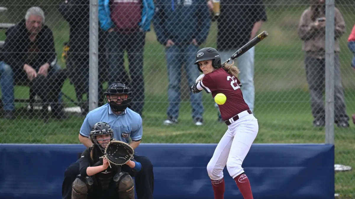 1. Softball-Bundesliga Süd, Tübingen Hawks - Karlsruhe Cougars: 1. Softball-Bundesliga Süd, Tübingen Hawks - Karlsruhe Cougars, 13.04.2025 - Sina von Zepelin (Tübingen Hawks)
Foto: Axel Grundler