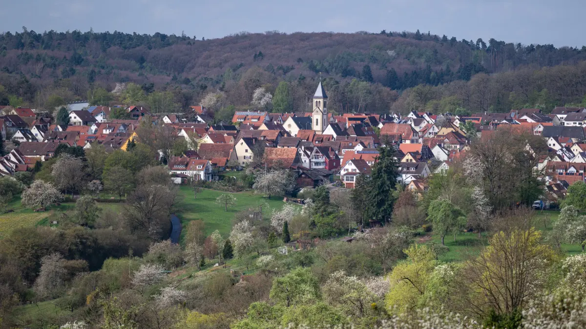 Blick auf Hagelloch vom Heuberger Tor