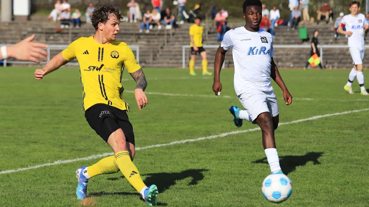Mark Varga (gelb) musste mit dem TSV Crailsheim die erste Heimniederlage in dieser Saison einstecken.