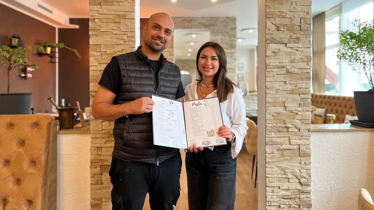 Marco Grande und seine Verlobte Begüm begrüßen im Olympia ab 24. April um 18 Uhr wieder Gäste.