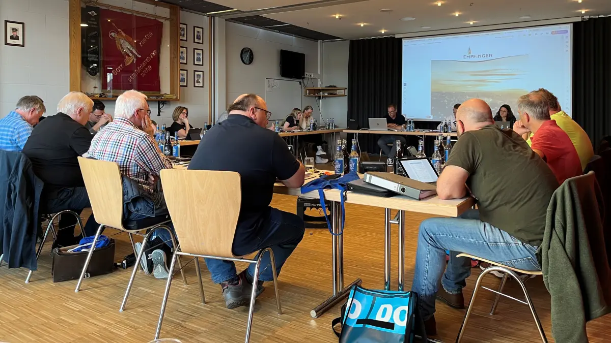 Gemeinderat Haushalt Empfingen April 2025