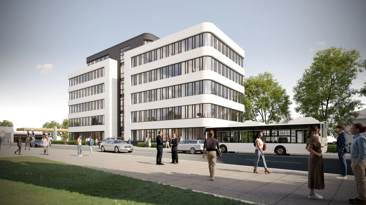 Geislingen, GSW, Büroprojekt Bruckwiesen - Visualisierung