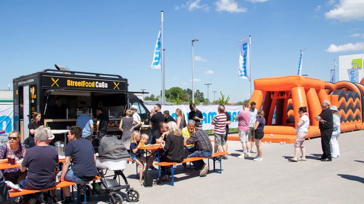 Kinderspaß und Streetfood beim letzten Rosenfeld live