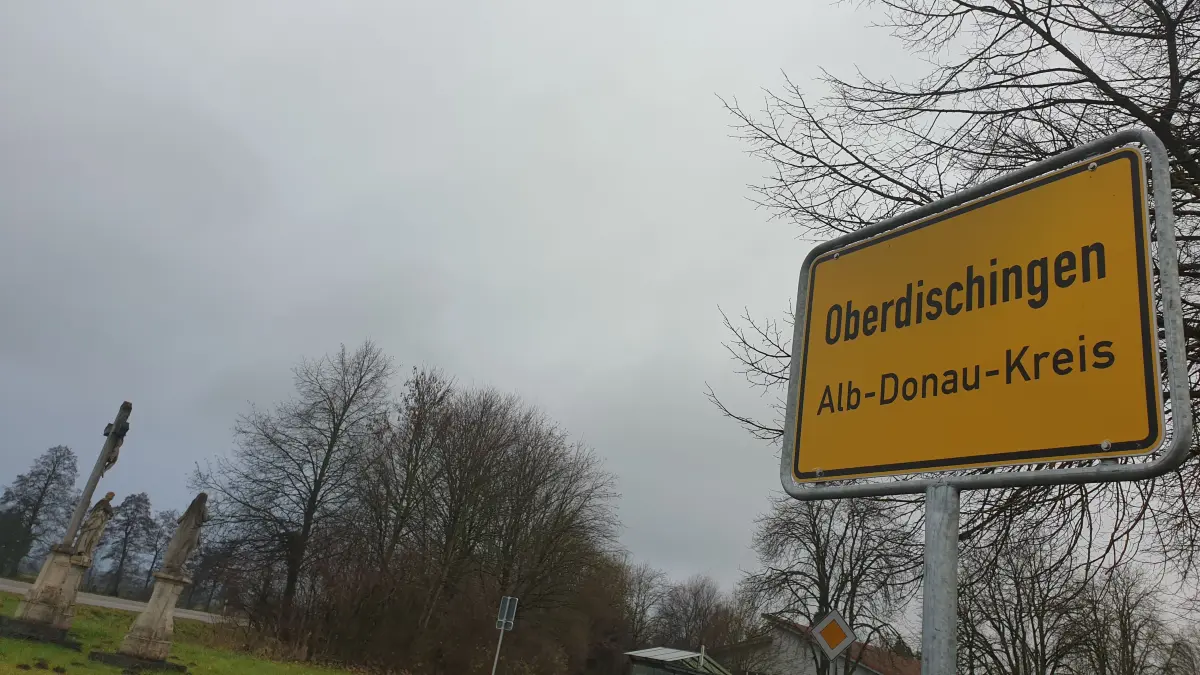 Oberdischingen Ortsschild