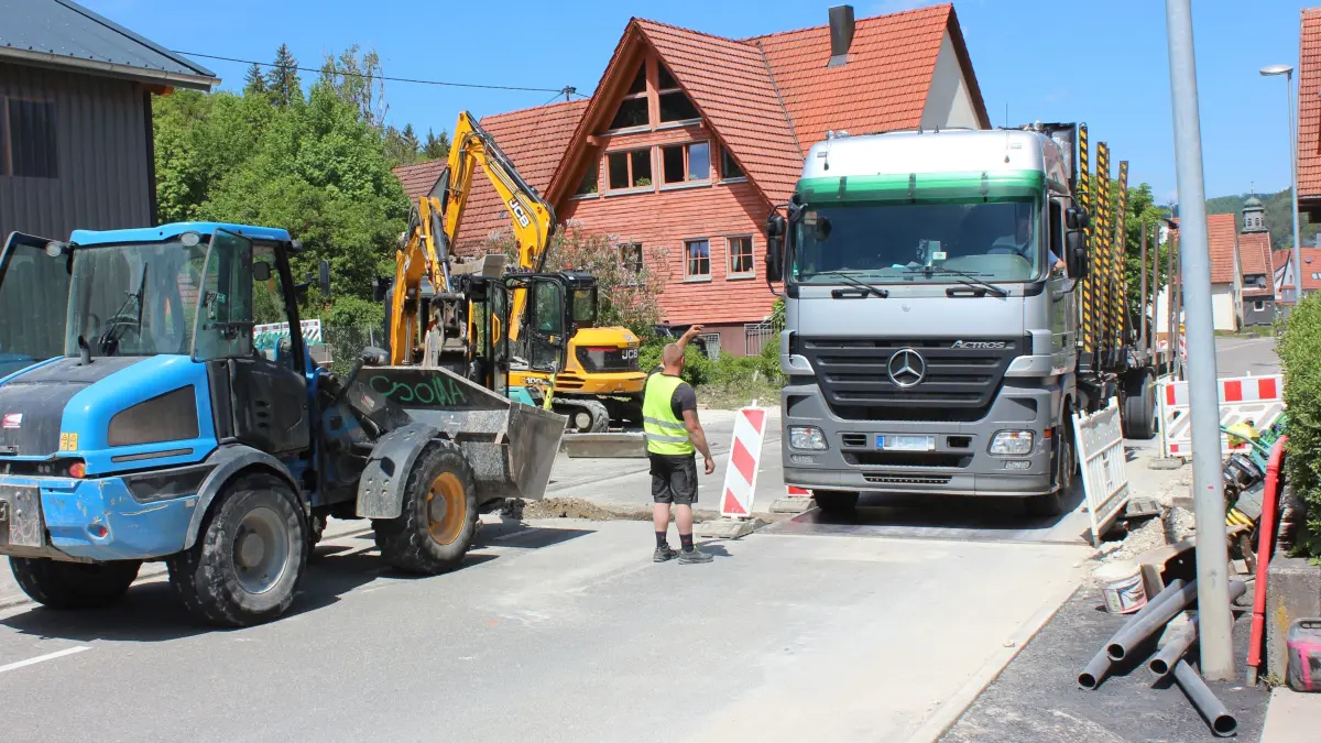 Hausen i. K. Baustelle