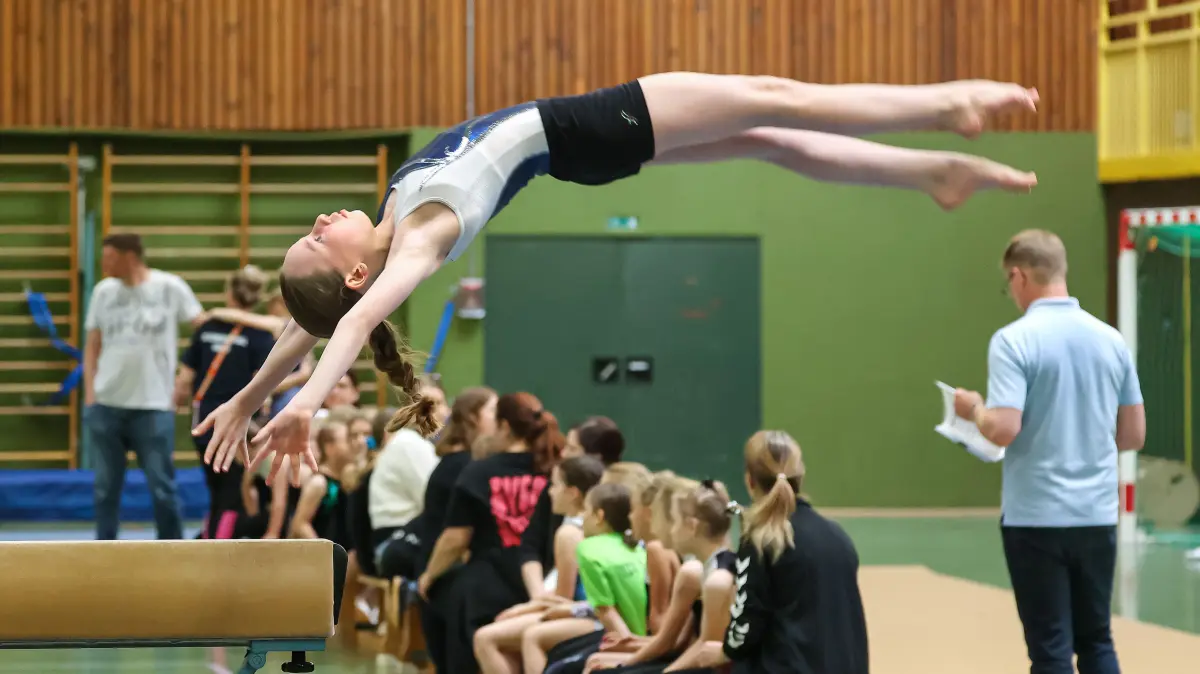 Turnen Kreiskinderturnfest 2025 in Schwäbisch Hall Hagenbachhalle