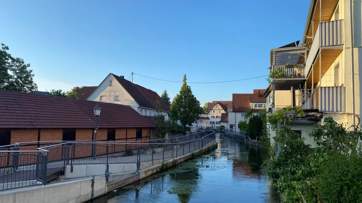 In der Unteren Stadt gibt es noch viel zu tun in der Stadtentwicklung. Auch die Schmiech wird wichtig, wenn es um die Verschönerung und Modernisierung der Stadt geht.