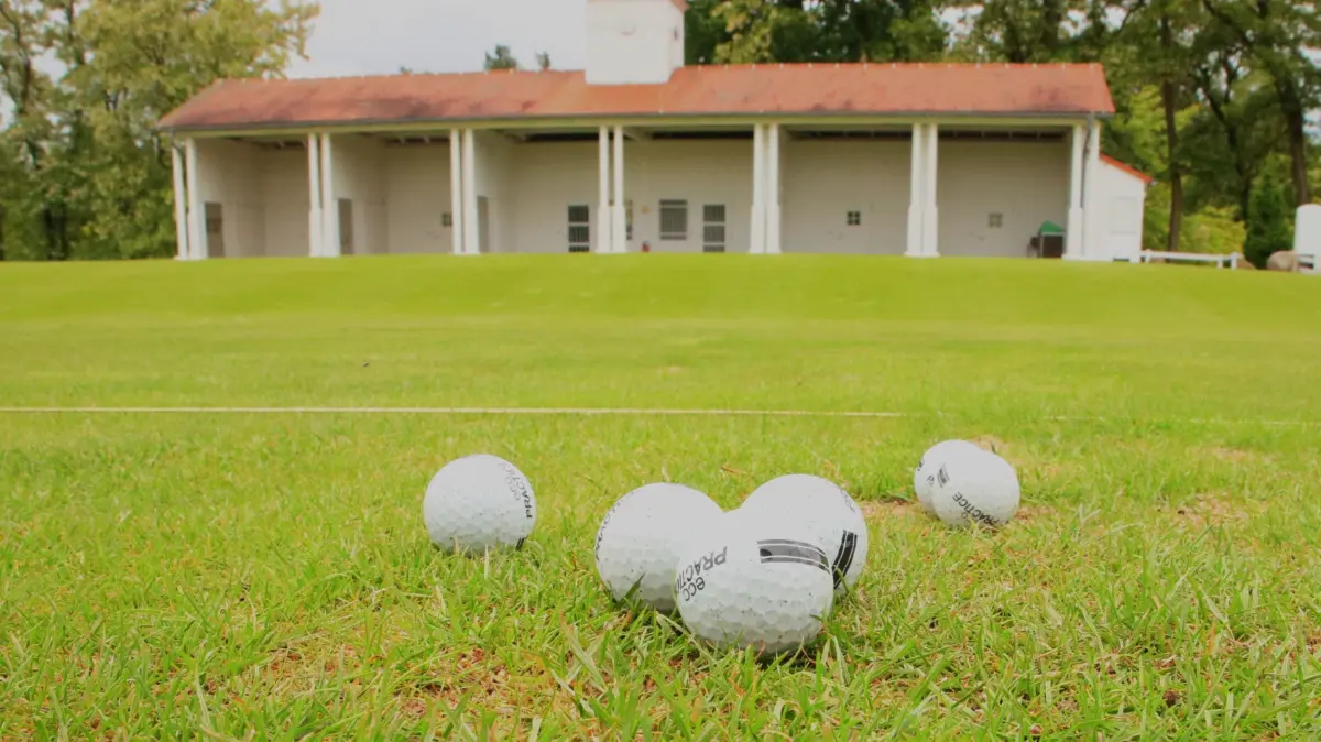 Kein Mensch, aber viele Golfbälle auf einem der Golfplätze in Bad Saarow. Die Anlage wird von Experten gelobt. Jetzt könnte Olympia kommen.