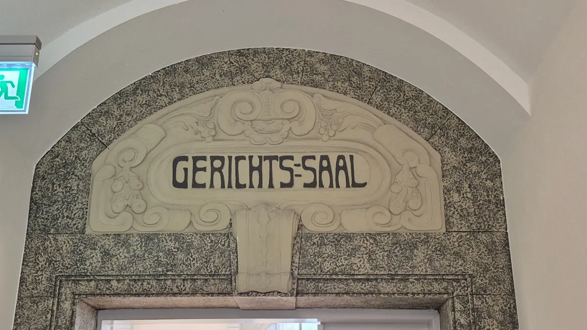 Gerichtssaal, Amtsgericht Reutlingen