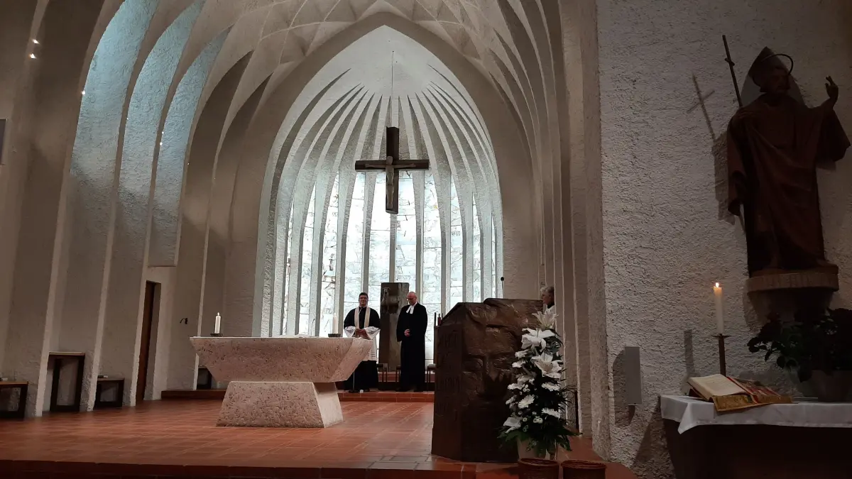 Ökumenischer Gottesdienst zum Auftakt des Deutschen Musikfests 2025 in St. Johann Baptist.
