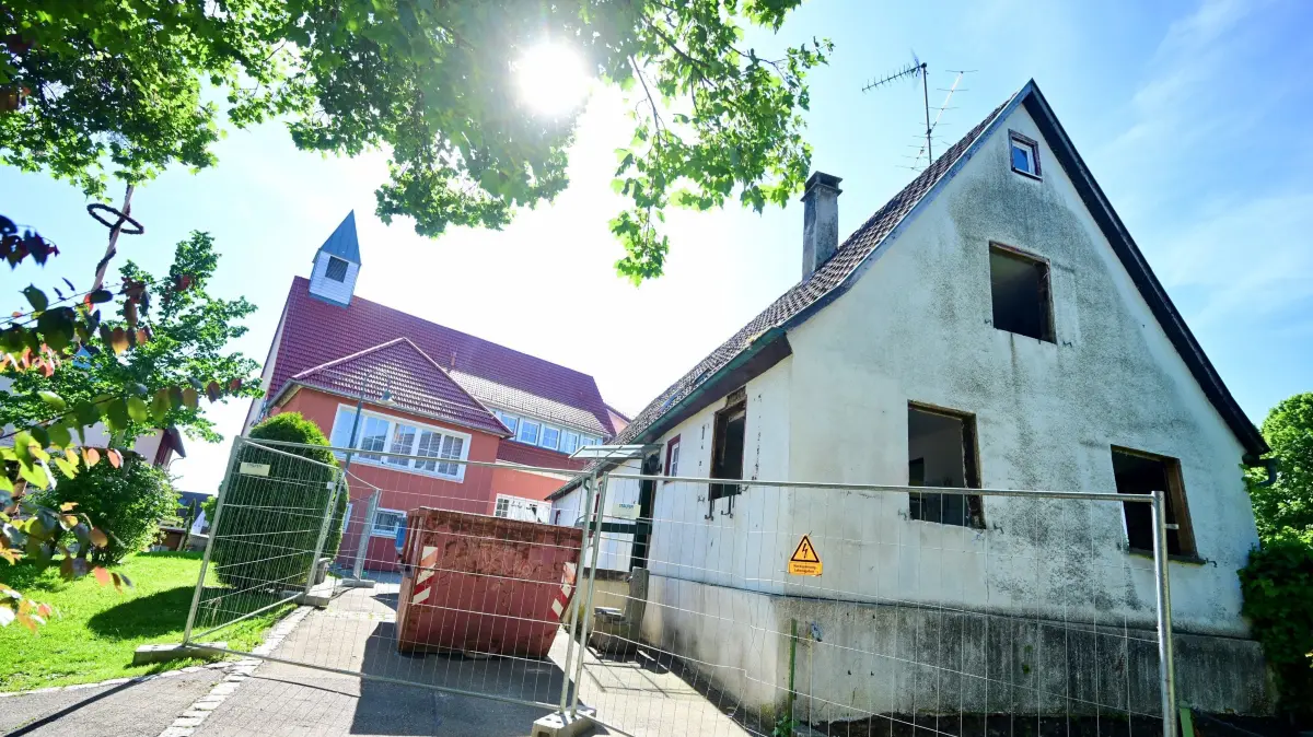 Bad Boll Abbruch von dem Armenhaus Ortsmitte