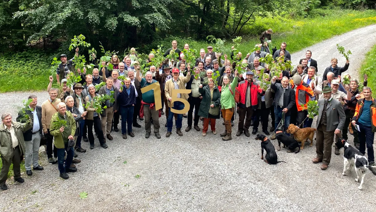 75-jähriges Bestehen der ANW - Exkursion Gaildorfer Wald