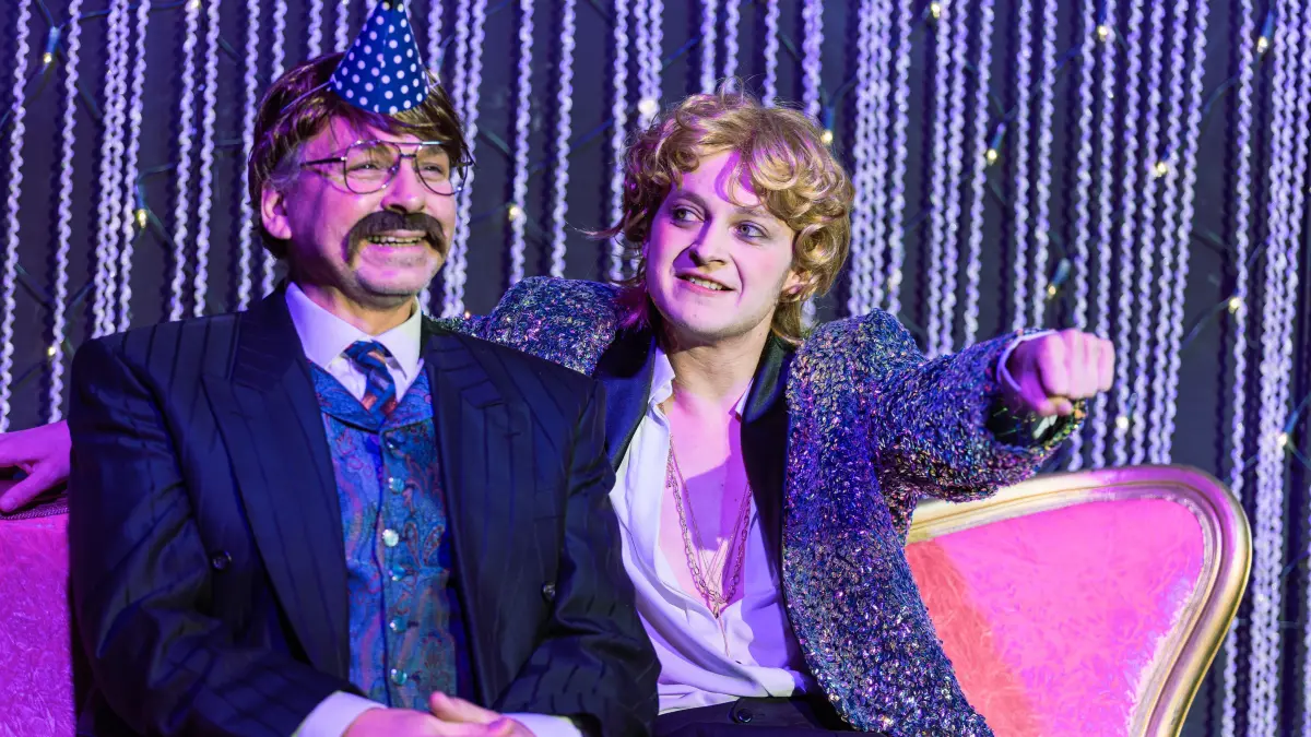 Gunther Nickles in "Aquarium 85" (mit Henning Mittwollen, rechts).