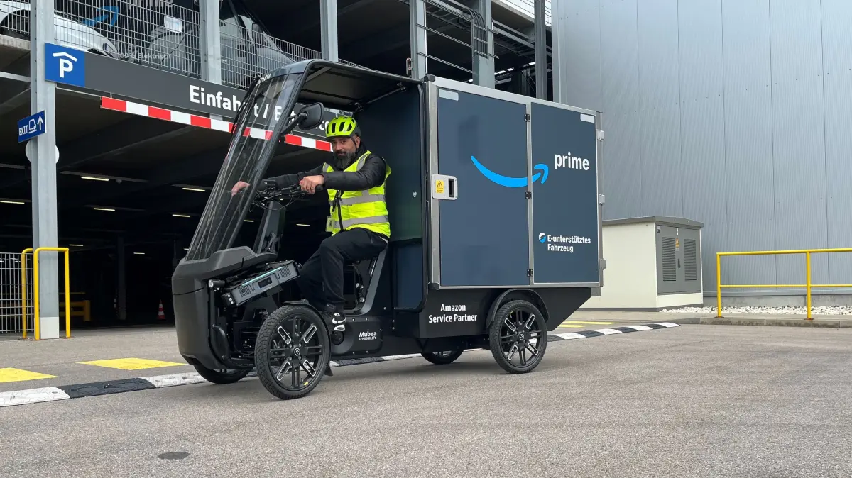 Amazon setzt auf E-Bikes: In Ulm kommen Paketboten jetzt auch mit dem Fahrrad