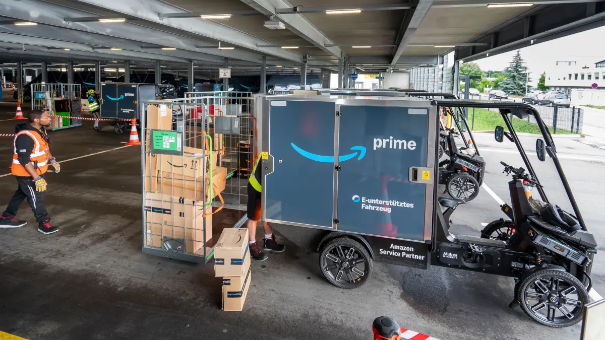 Amazon setzt auf E-Bikes: In Ulm kommen Paketboten jetzt auch mit dem Fahrrad