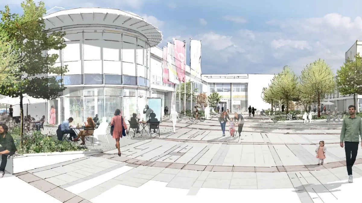 Die Sendener Stadtmitte soll deutlich grüner werden. Foto: Die Grille - Landschaftsarchitekten
