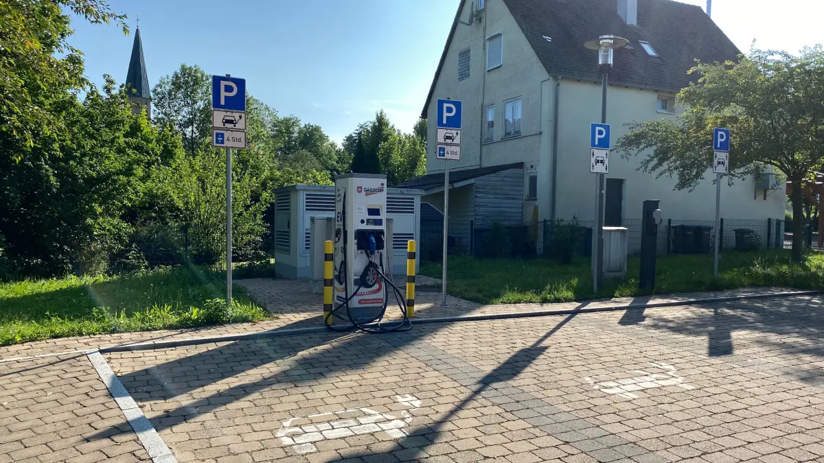 Ladesäulen am Sauerteig-Areal, Hallengelände Gaildorf