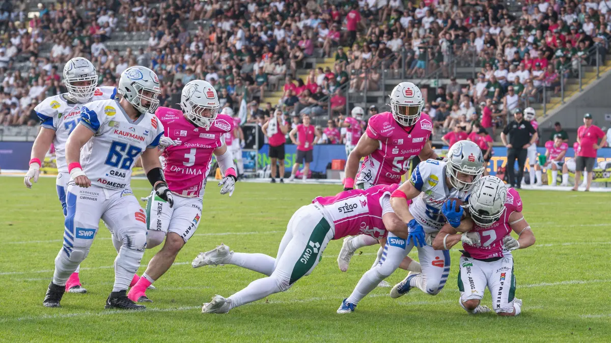 Schwäbisch Hall Unicorns - Pforzheim Wilddogs, 34:41, Pink Bowl, GFL, Centus-Arena Aalen